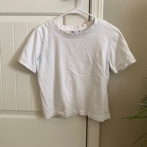 zara white t-shirt
